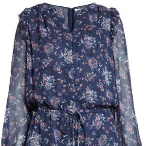 Joie Cherita Floral Silk Romper - Large